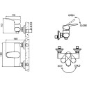 Смеситель Bravat Pure F9105161C-01 для душа