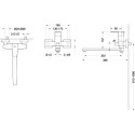 Смеситель Bravat Riffle F672106C-L универсальный