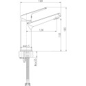 Смеситель Cersanit Flavis 63037 для раковины, хром