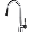 Смеситель D&K Rhein Schiller DA1462505B для кухонной мойки, черный