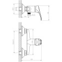 Смеситель Decoroom SO21 SO21056 для душа