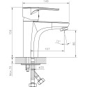 Смеситель Decoroom SO70 SO70011 для раковины