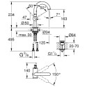 Смеситель Grohe Atrio New 32043DC3 для раковины