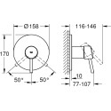 Смеситель Grohe Concetto 24053001 для душа