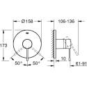 Смеситель Grohe Essence Pro 24168DA1 для душа, теплый закат
