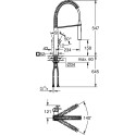 Смеситель Grohe Eurocube 31395DC0 для кухонной мойки, суперсталь
