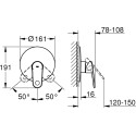Смеситель Grohe Europlus II 19537002 для душа