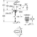 Смеситель Grohe Eurosmart 23922003 для раковины