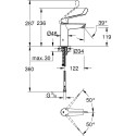 Смеситель Grohe Eurosmart 23985003 для медицинских учреждений