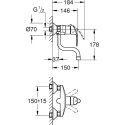 Смеситель Grohe Eurosmart New 31509002 для кухонной мойки