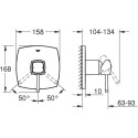Смеситель Grohe Grandera 24067000 для душа