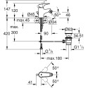 Смеситель Grohe StartFlow 23770000 для биде, хром