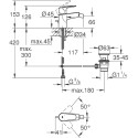 Смеситель Grohe Start Edge 23345001 для биде