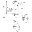 Смеситель Grohe Start Edge 23777001 для раковины