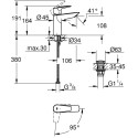 Смеситель Grohe Start Edge 23909001 для раковины