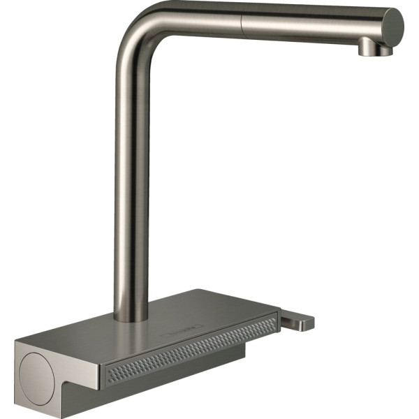 Смеситель Hansgrohe Aquno Select M81 73836800 для кухонной мойки, сталь