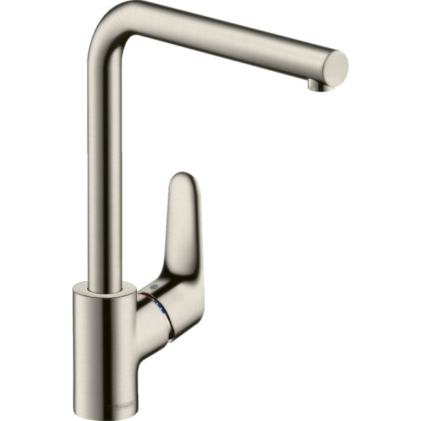 Смеситель Hansgrohe Focus M41 31827800 для кухонной мойки, сталь