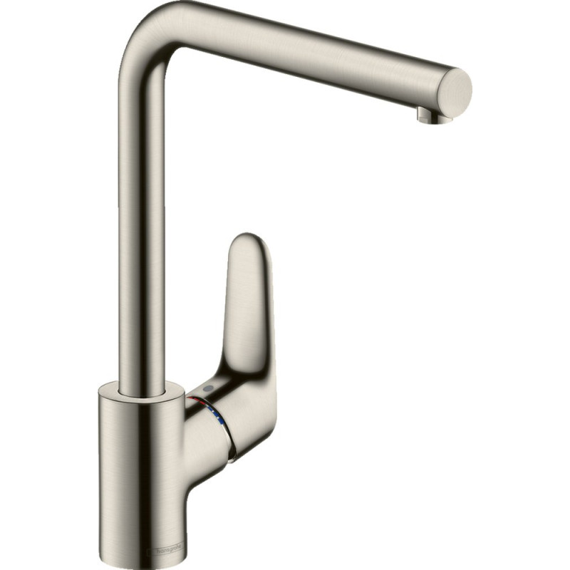 Смеситель Hansgrohe Focus M41 31827800 для кухонной мойки, сталь