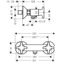 Смеситель Hansgrohe Logis Classic 71260000 HG для душа