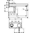 Смеситель Hansgrohe Metris S 31163000 для раковины