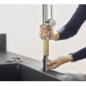 Смеситель Hansgrohe Talis M54 72802800 для кухонной мойки, сталь