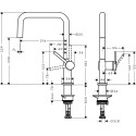 Смеситель Hansgrohe Talis M54 72844000 для кухонной мойки, хром