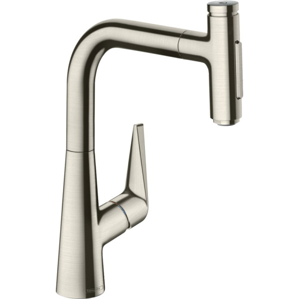 Смеситель Hansgrohe Talis Select M51 73868800 для кухонной мойки, сталь