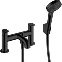 Смеситель Hansgrohe Vernis Blend 71461670 на борт ванны, черный