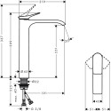 Смеситель Hansgrohe Vivenis 75042000 для раковины, хром