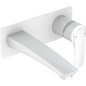 Смеситель IDDIS Ray RAYWT00i65 С ВНУТРЕННЕЙ ЧАСТЬЮ, для раковины, белый