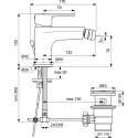 Смеситель Ideal Standard Cerafine O BC498AA для биде