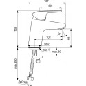 Смеситель Ideal Standard Ceraflex B1710AA для раковины