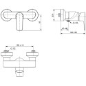 Смеситель Ideal Standard Connect Air A7032AA для душа