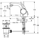 Смеситель Ideal Standard Melange A4268AA для биде