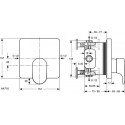Смеситель Ideal Standard Moments A4716AA для душа