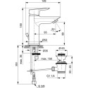 Смеситель Ideal Standard Tesi A6557AA для раковины
