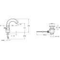 Смеситель Jacob Delafon Talan E10085RU-CP для раковины