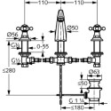 Смеситель Kludi Adlon 510430520 для раковины