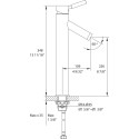 Смеситель Kraus Sheven FVS-1002CH для раковины