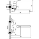 Смеситель Lemark Omega LM3110C для ванны с душем
