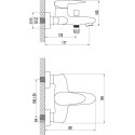 Смеситель Lemark Status LM4402C для ванны с душем