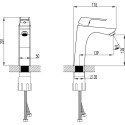 Смеситель Lemark Unit LM4537C для раковины
