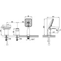 Смеситель Lemark Unit LM4545C на борт ванны