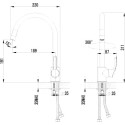 Смеситель Lemark plus Strike LM1105C для кухонной мойки