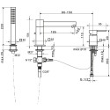 Смеситель Migliore Kvant ML.KVT-2755.CR на борт ванны
