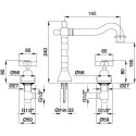 Смеситель Migliore Princeton ML.PRN-812.CR для раковины, хром