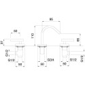 Смеситель Migliore Syntesi ML.SNS-7922.CR для биде