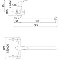 Смеситель Milardo Sterm STESB02M10 универсальный