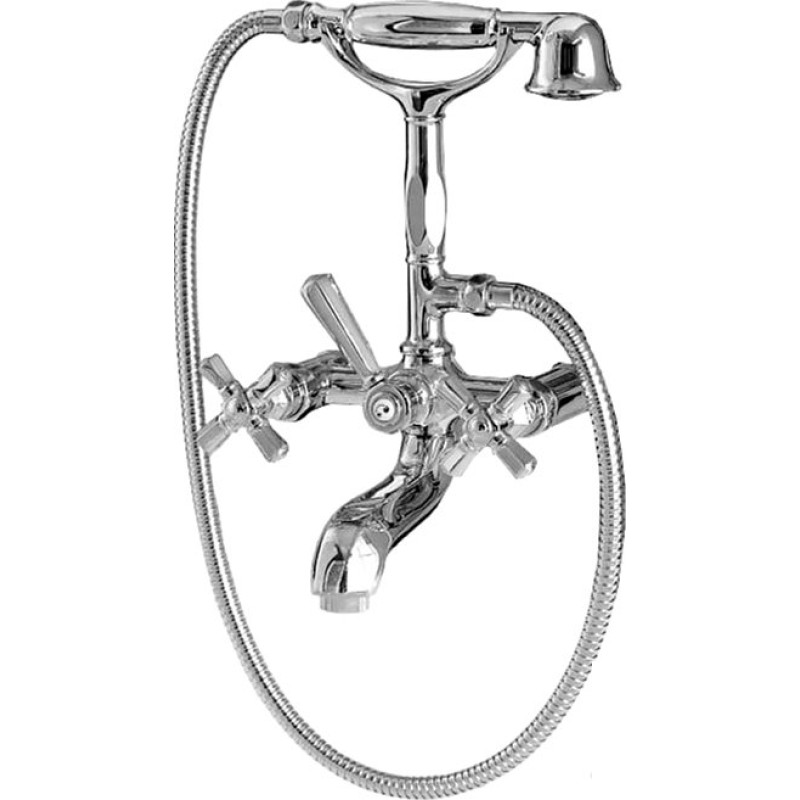 Смеситель Nicolazzi Teide 1901CR45 для ванны с душем, хром