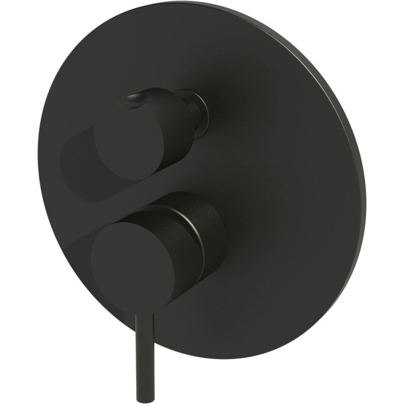 Смеситель Paffoni Light LIG019NO С ВНУТРЕННЕЙ ЧАСТЬЮ, для ванны с душем